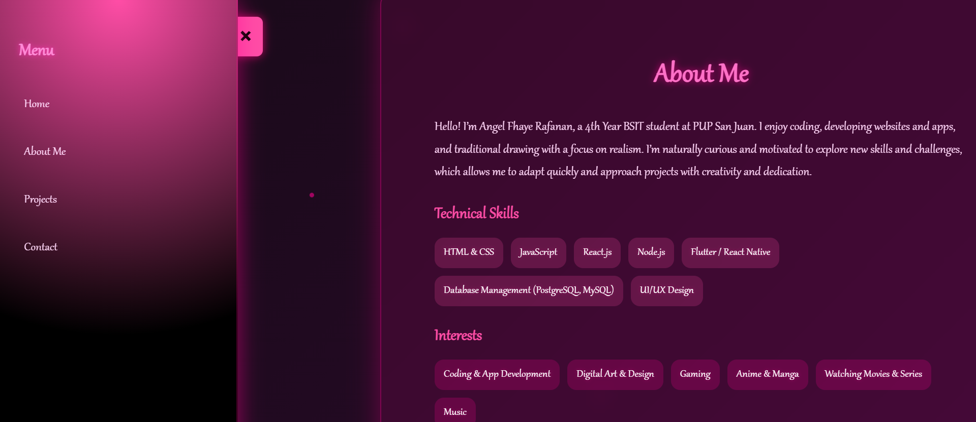 Portfolio Screenshot 2